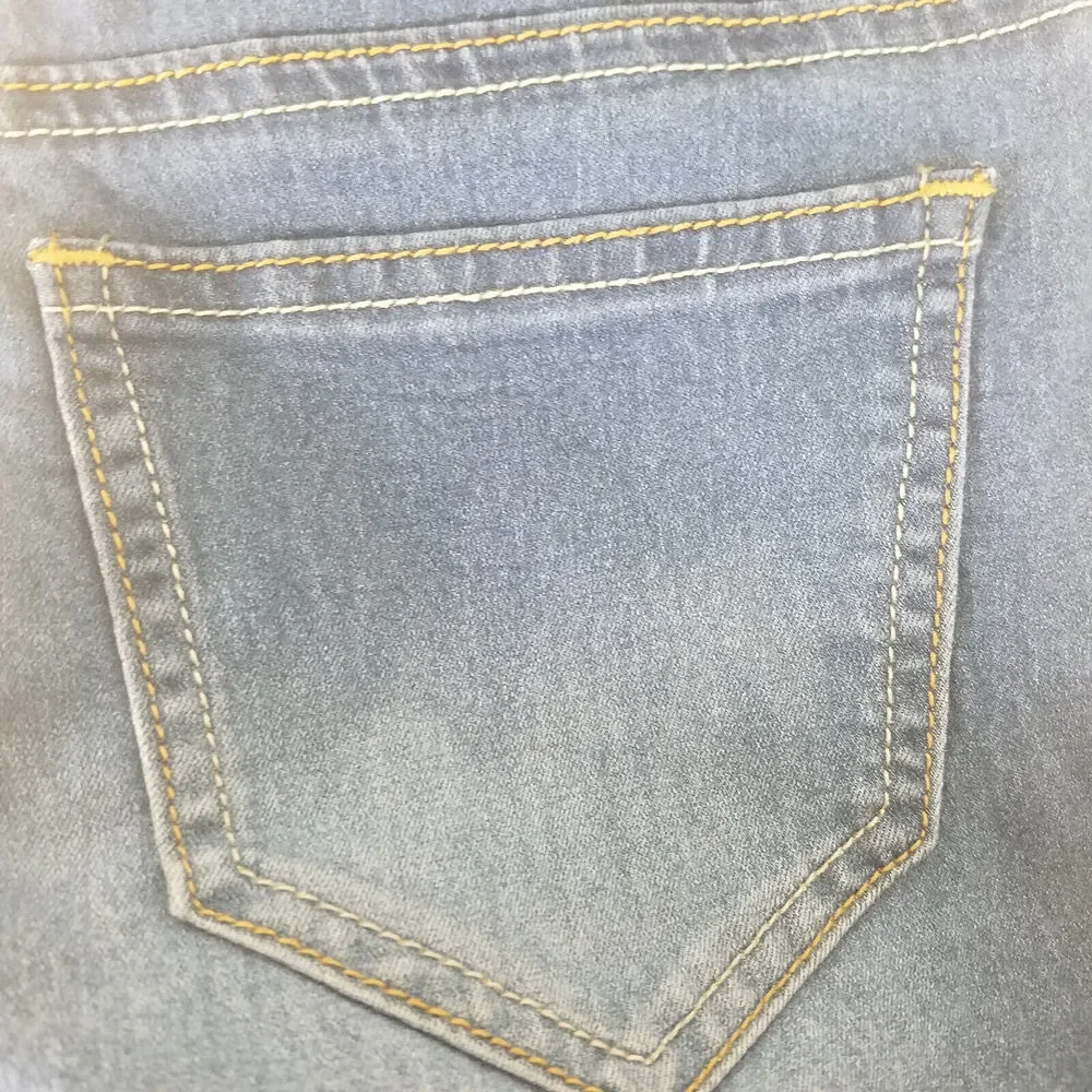 Refuge Denim Shorts Womens 0 Blue Jean Mid Rise‎ Mom Cuffed Hem Dark Wash - Picture 11 of 12